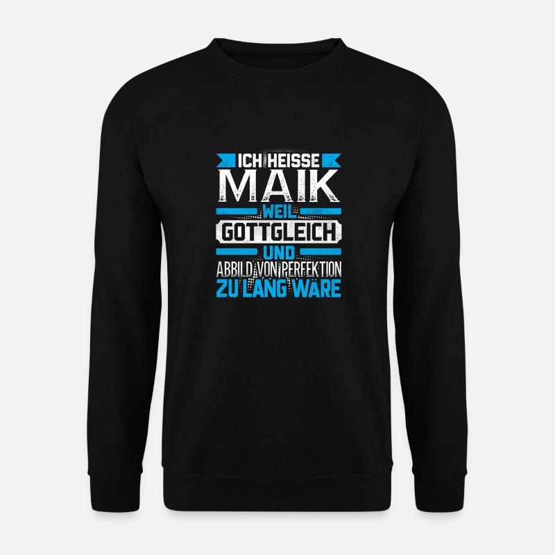MAIK - Gottgleich - Unisex Pullover - Schwarz