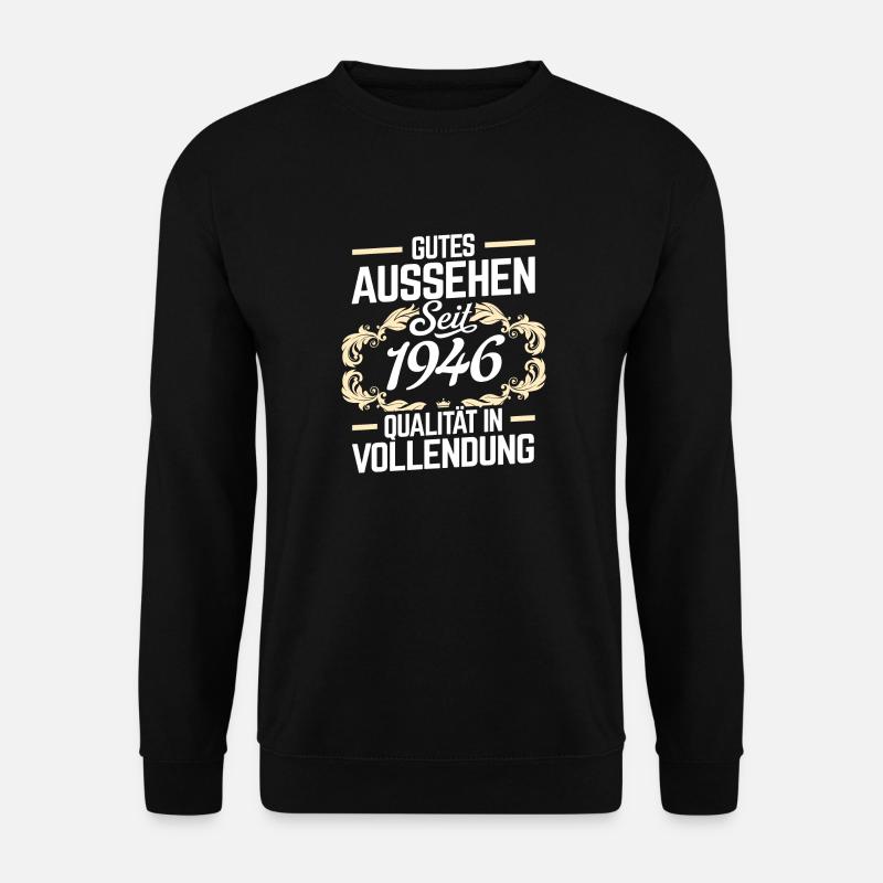 1946 - Qualität - Unisex Pullover - Schwarz