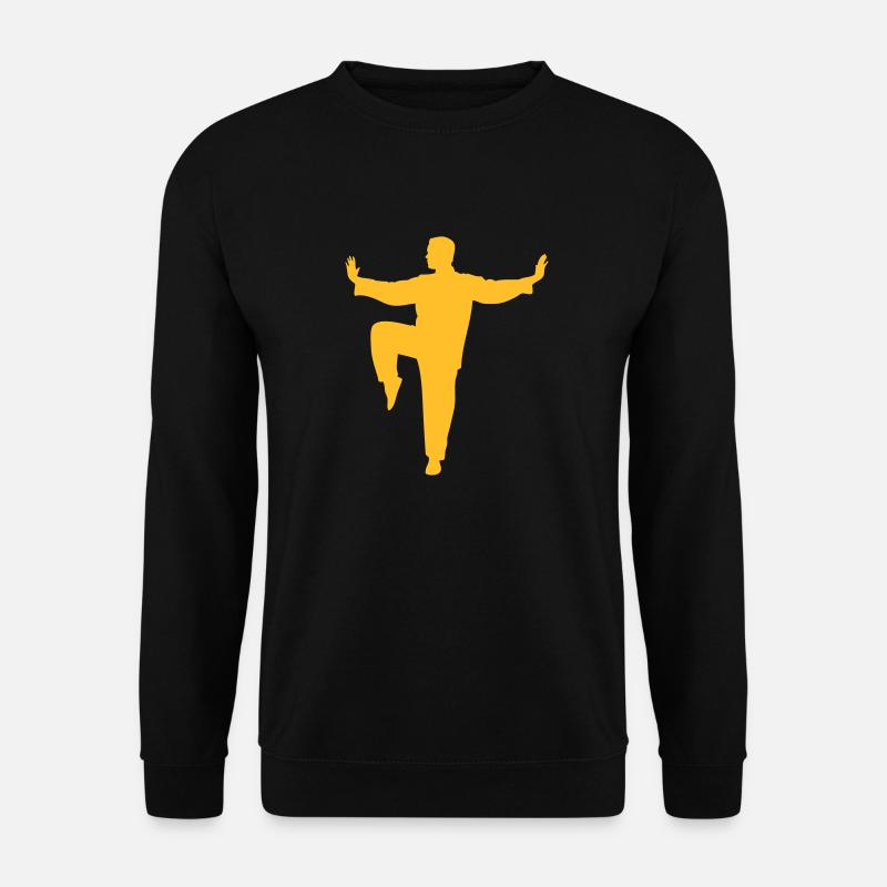 Taichi kick - Unisex Pullover - Schwarz