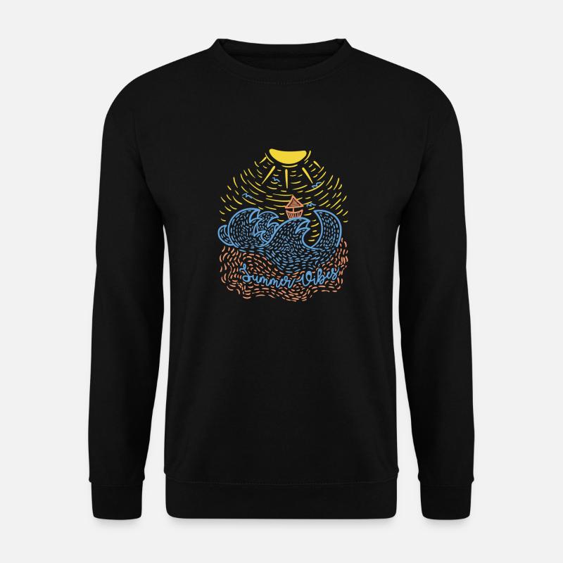 Summer vibes - Unisex Sweatshirt - black