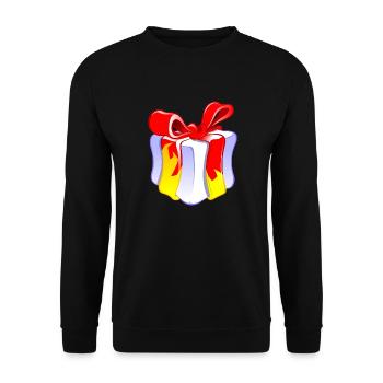 cadeau spécial de Noël - Sweat-shirt Unisexe - noir - Devant - Alina (178cm) & Michal (187cm)