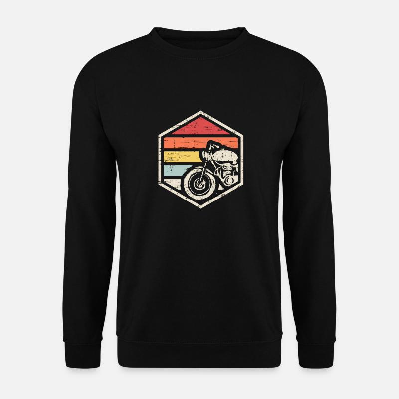 Retro Badge Biker - Unisex Sweatshirt - black