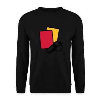 Referee - Unisex Sweatshirt - black - Front - Alina (178cm) & Michal (187cm)