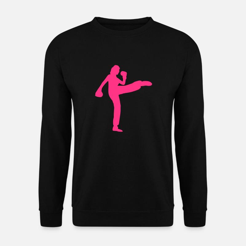 franzoesisch boxen savate 7 frauen - Unisex Pullover - Schwarz