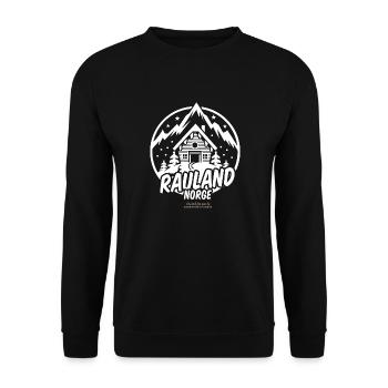 Rauland Norway Ski T-Shirt Design - Unisex Sweatshirt - black - Front - Alina (178cm) & Michal (187cm)