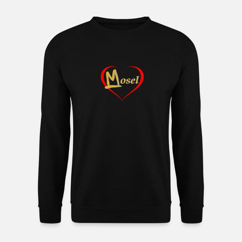 Mosel Herz - Unisex Pullover - Schwarz
