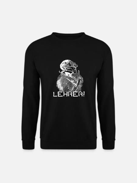 Lehrer Lehrkraft | Wilhelm Busch Lehrer Lämpel - Unisex Pullover - Schwarz