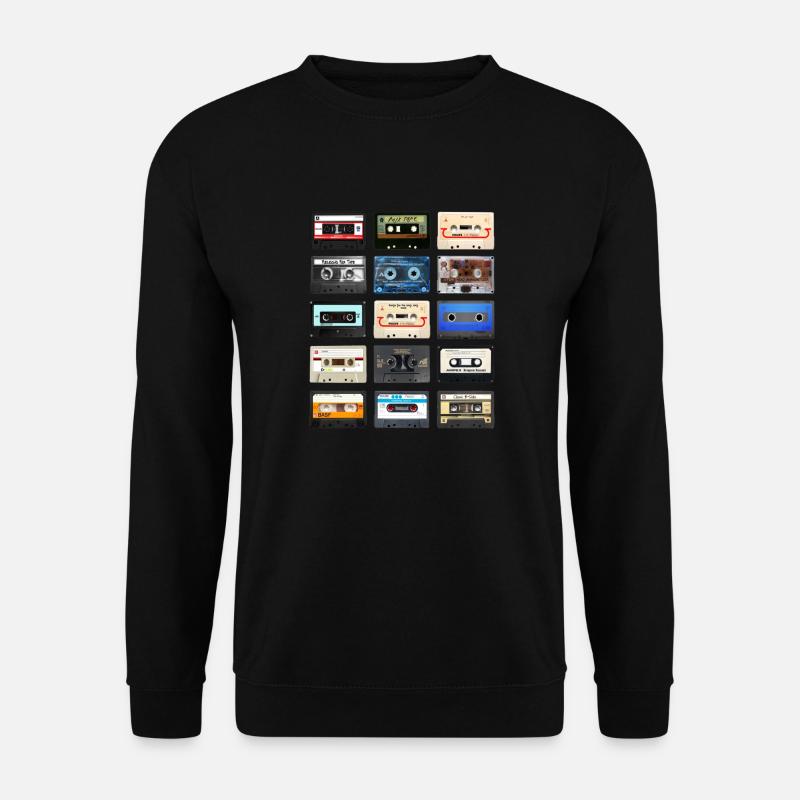 Retro cassettes - Unisex Sweatshirt - black