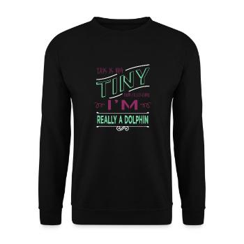 happy best funny piscine intérieure - Sweat-shirt Unisexe - noir - Devant - Alina (178cm) & Michal (187cm)