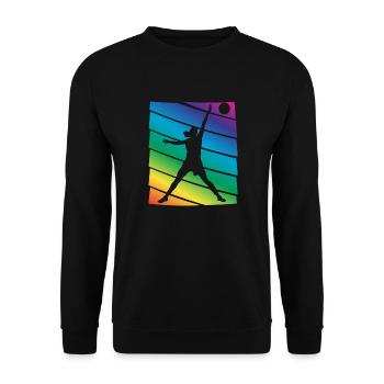 Basketteur - Sweat-shirt Unisexe - noir - Devant - Alina (178cm) & Michal (187cm)