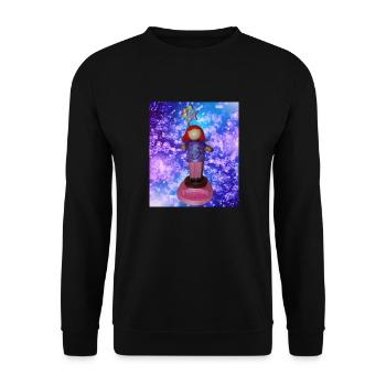 Magic wicca - Unisex Pullover - Schwarz - Vorne - Alina (178cm) & Michal (187cm)
