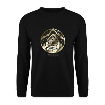 Cortina d'Ampezzo Italia - Unisex Pullover - Schwarz - Vorne - Alina (178cm) & Michal (187cm)