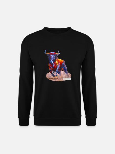 Der Stier, Krebs und Fisch - Unisex Pullover - Schwarz