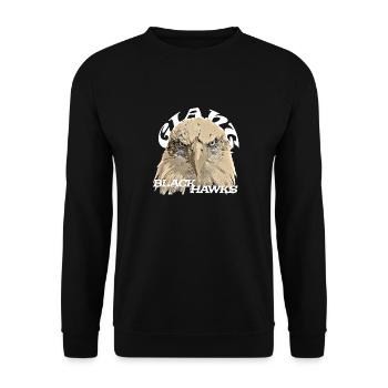 Giant Hawk - Unisex Sweatshirt - black - Front - Alina (178cm) & Michal (187cm)