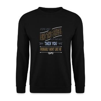 drôle de citation baseballvêtement d’un mécanicien diesel amusant - Sweat-shirt Unisexe - noir - Devant - Alina (178cm) & Michal (187cm)