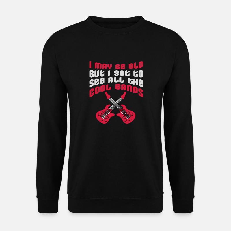 I may be old - Unisex Sweatshirt - black