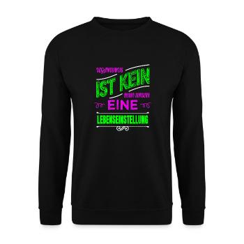 lieben veganer geburtstag tierrechte pro vegan - Unisex Pullover - Schwarz - Vorne - Alina (178cm) & Michal (187cm)