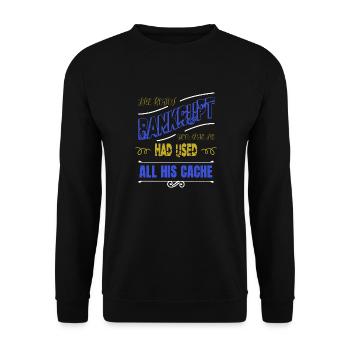 Hobbyists Robotics Tshirt Funny Citation Sci Fi - Sweat-shirt Unisexe - noir - Devant - Alina (178cm) & Michal (187cm)