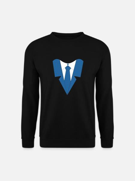 HEMD MIT KRAWATTE - Unisex Pullover - Schwarz