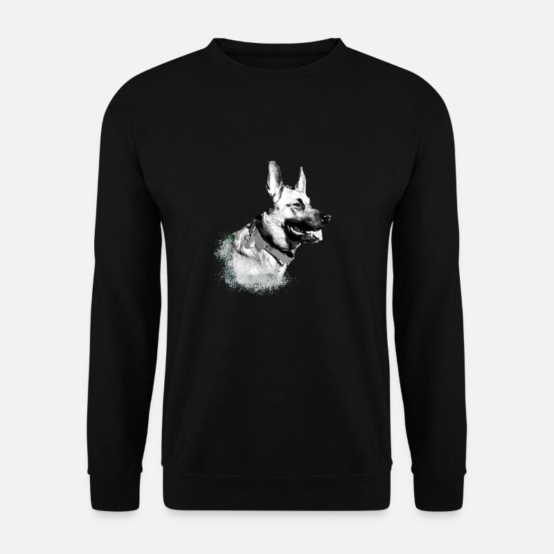 malinois,schäferhund,hund,graffiti - Unisex Pullover - Schwarz