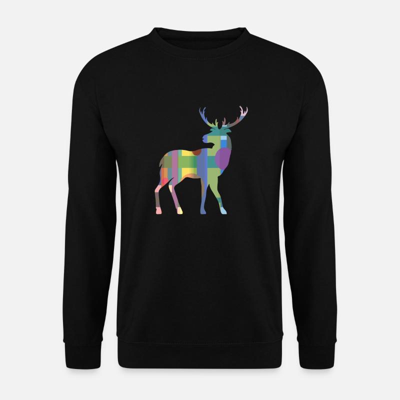 Deer - Unisex Sweatshirt - black