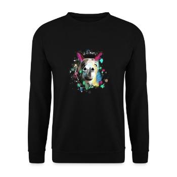 Donkey, Graffiti, Painting, Colorful - Unisex Sweatshirt - black - Front - Alina (178cm) & Michal (187cm)