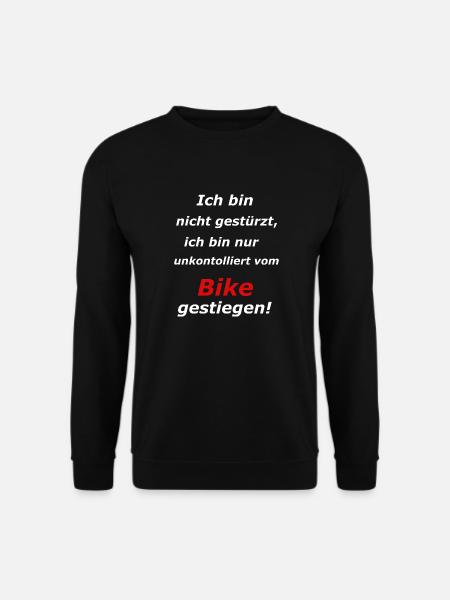 Ich bin nicht gestürzt White - Unisex Pullover - Schwarz