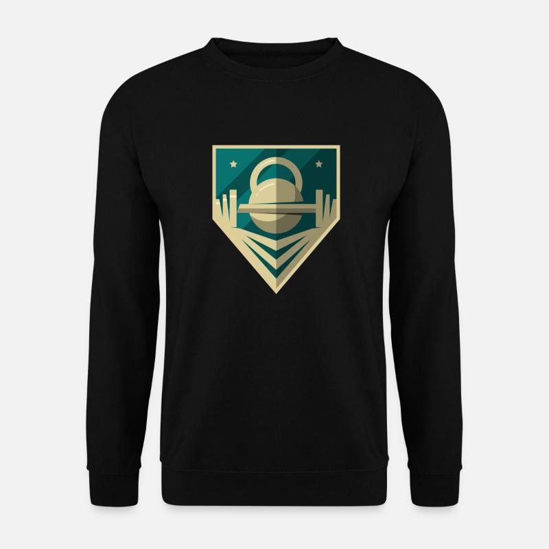 Dumbbell Logo - Unisex Sweatshirt - black