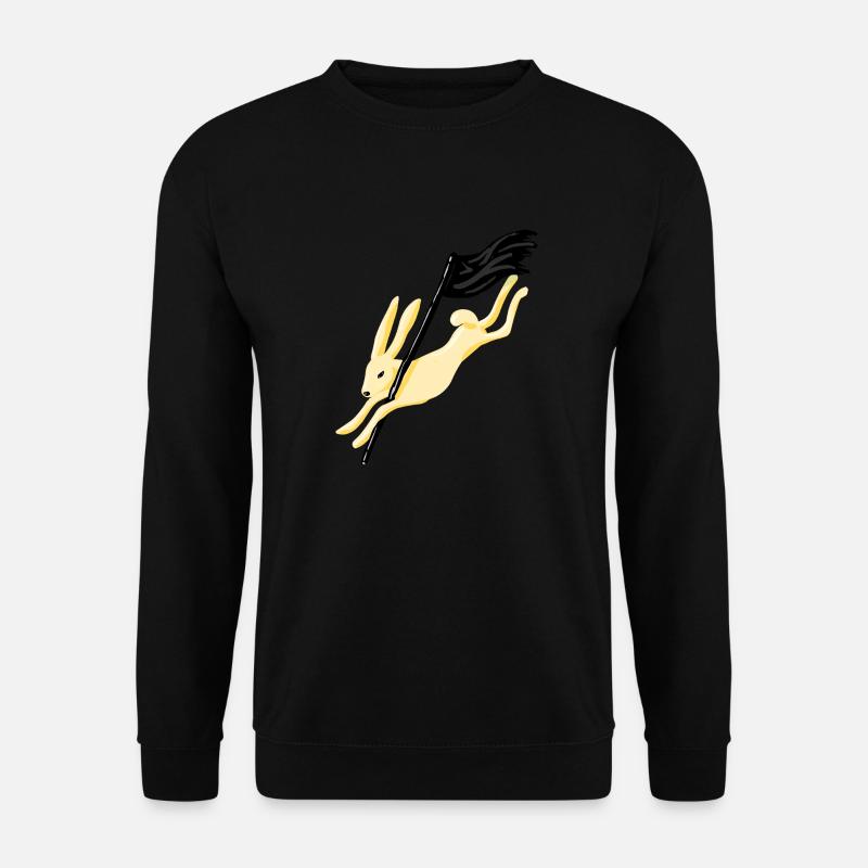RABBIT - Unisex Sweatshirt - black