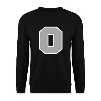 Lettre o sport - Sweat-shirt Unisexe - noir - Devant - Alina (178cm) & Michal (187cm)
