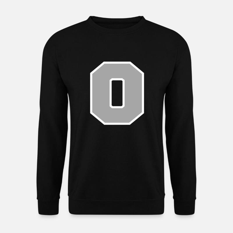 Letter o sport - Unisex Sweatshirt - black