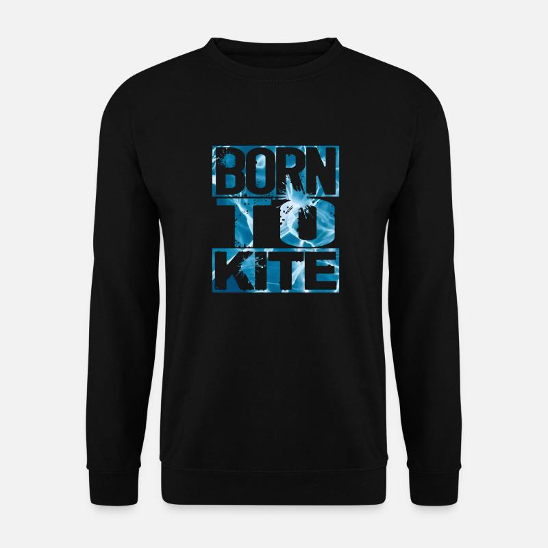 Born to Kite - Unisex Pullover - Schwarz
