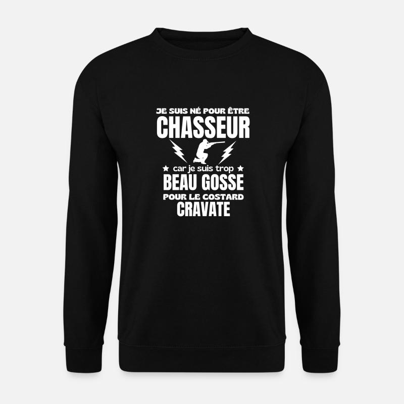 HANDSOME HUNTER - Unisex Sweatshirt - black