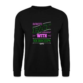 birthday present birthday present idea humor - Unisex Pullover - Schwarz - Vorne - Alina (178cm) & Michal (187cm)