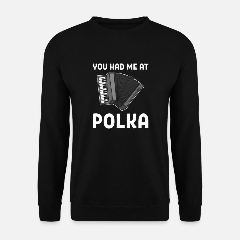 Akkordeon - Unisex Pullover - Schwarz