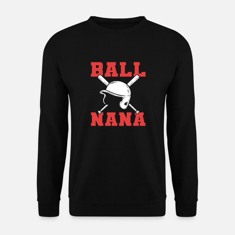 Softball Softball-Spieler - Unisex Pullover - Schwarz