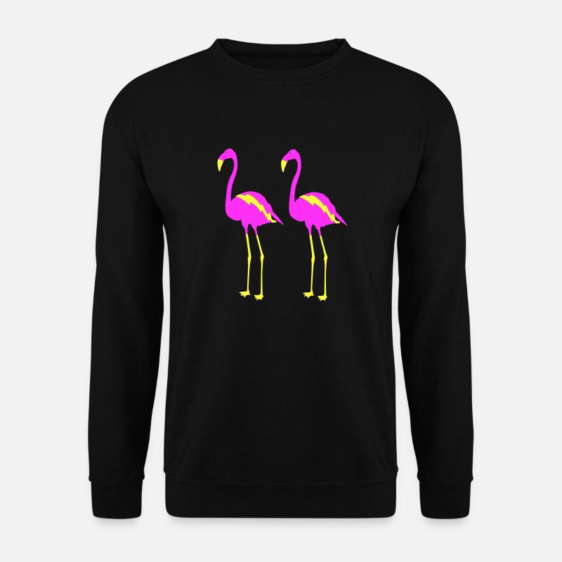 flamingos 2 - Unisex Pullover - Schwarz
