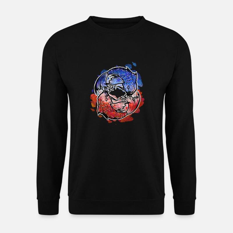 Pescis - Unisex Pullover - Schwarz