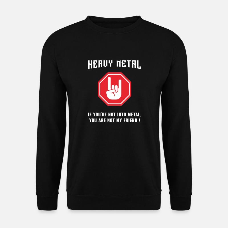 Schwermetall - Unisex Pullover - Schwarz