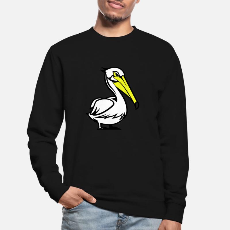 pelikan comic Unisex Pullover