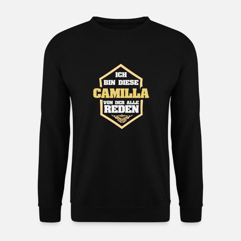 Camilla - Unisex Pullover - Schwarz