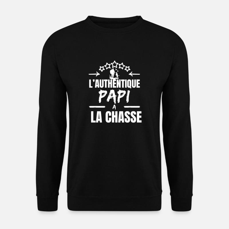 THE AUTHENTIC GRANDPA HUNTER - Unisex Sweatshirt - black