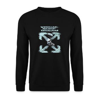 Rêve visuel de kitesurf - Sweat-shirt Unisexe - noir - Devant - Alina (178cm) & Michal (187cm)