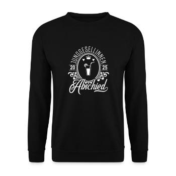junggesellinnen abschied 2025 - Unisex Pullover - Schwarz - Vorne - Alina (178cm) & Michal (187cm)