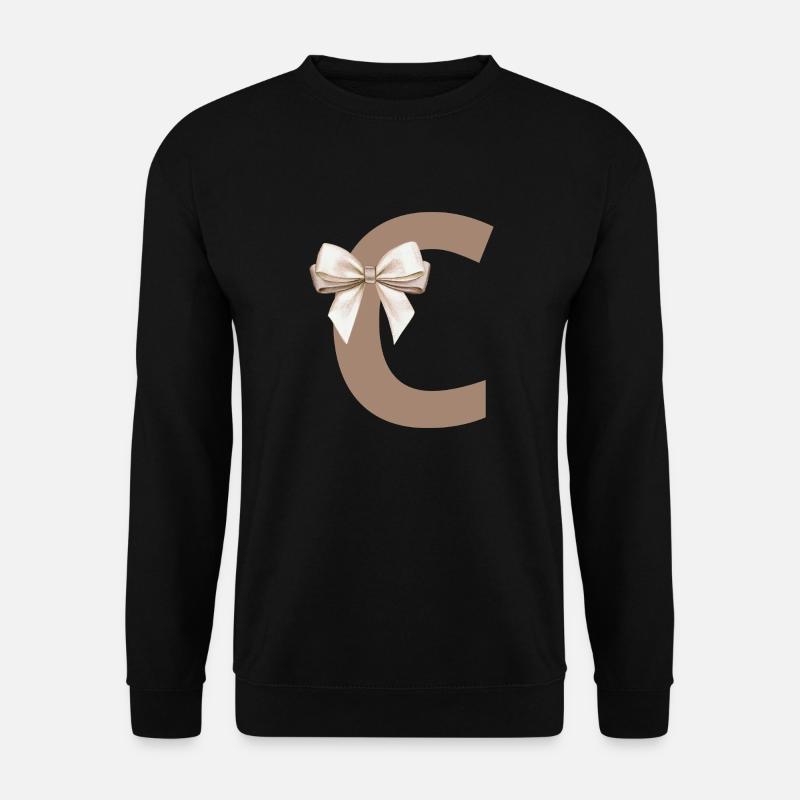 Buchstabe C Knoten - Unisex Pullover - Schwarz