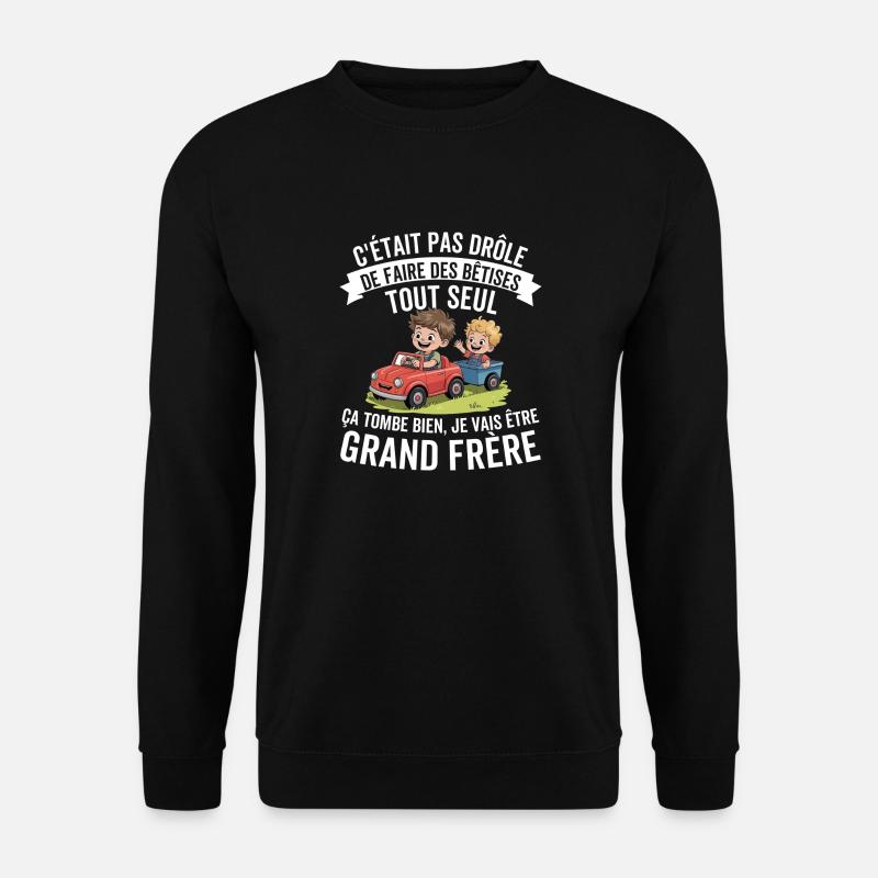 Future funny big brother - Unisex Sweatshirt - black