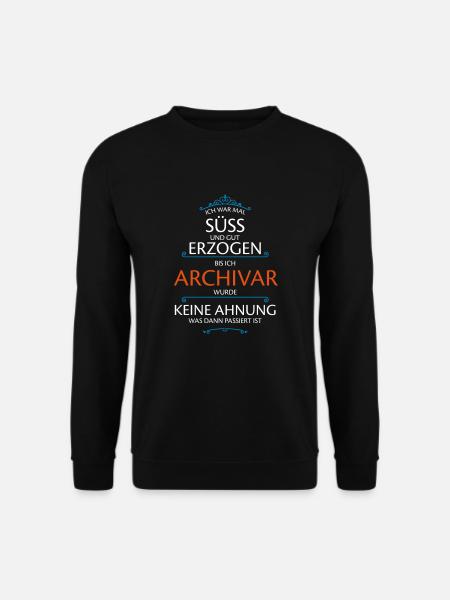 Archivar Beruf - Unisex Pullover - Schwarz