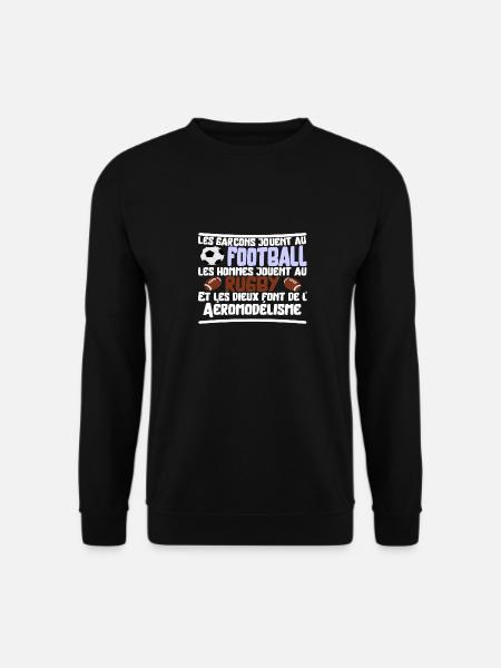 Les dieux Aéromodélisme cadeau - Sweat-shirt Unisexe - noir