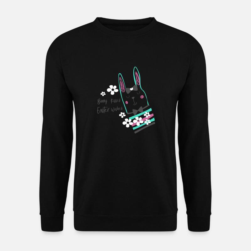 bunny kisses - Unisex Pullover - Schwarz
