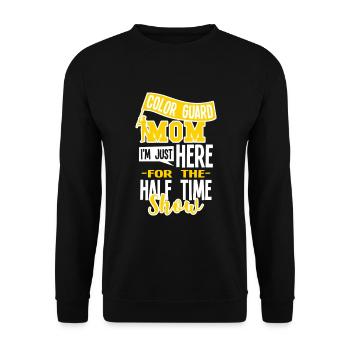 Marching Band Mom Half-Time Show - Unisex Sweatshirt - black - Front - Alina (178cm) & Michal (187cm)